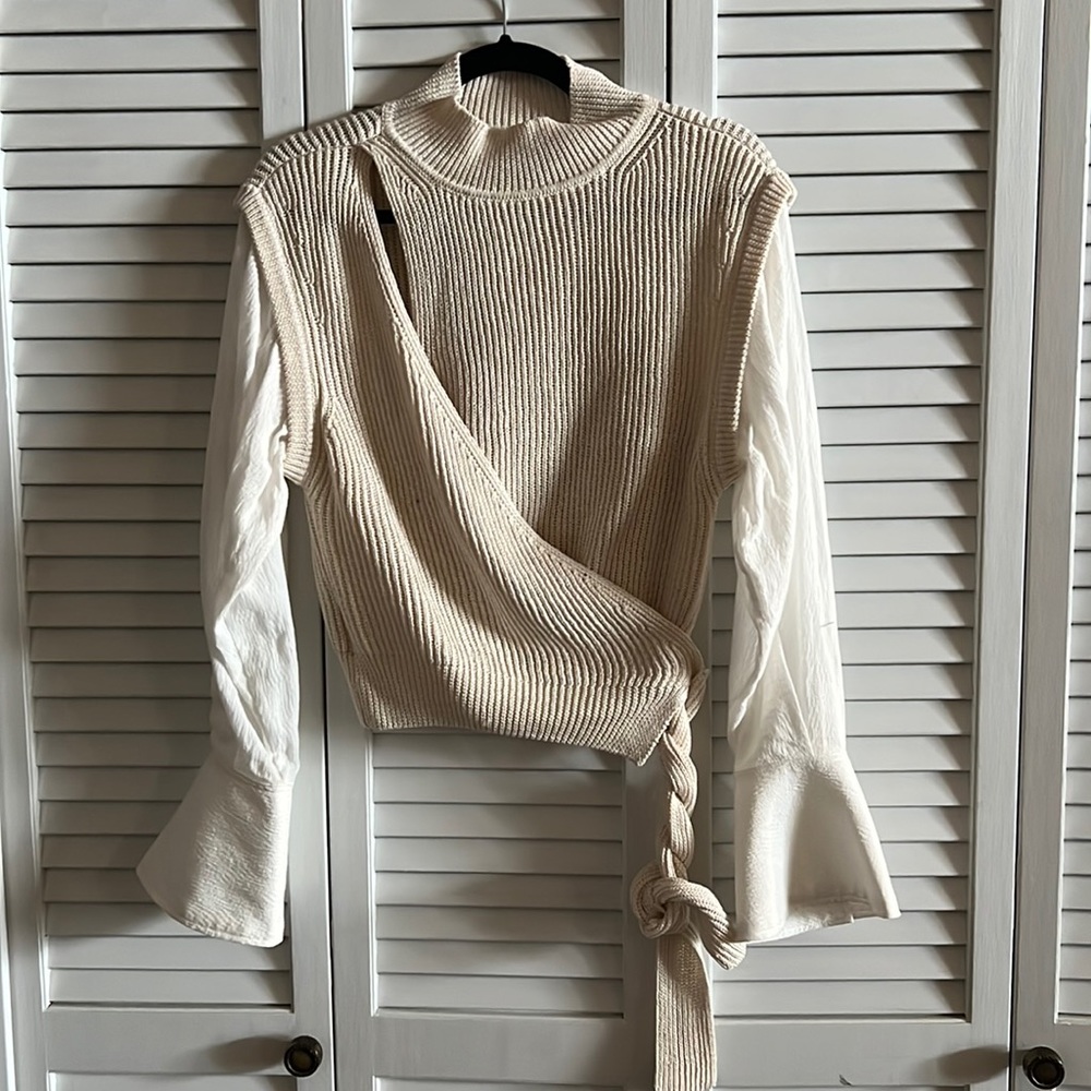 Jonathan Simkah Wrap Multimedia Top Size Medium